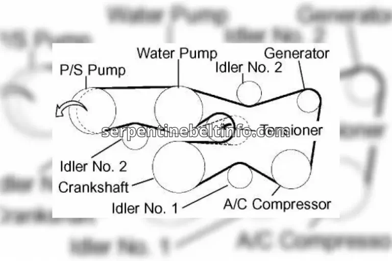 2005 toyota tacoma serpentine belt diagram